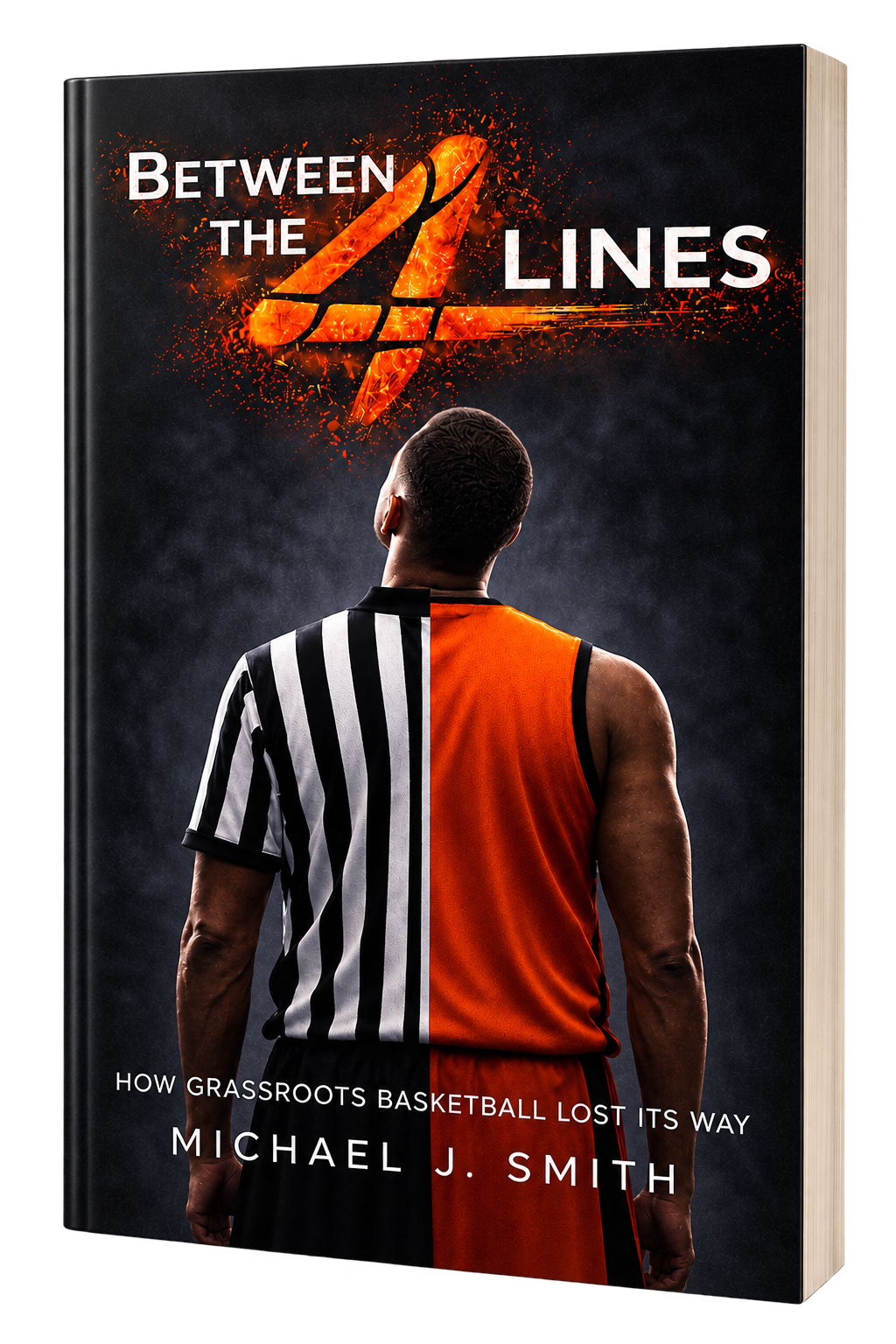 Between the 4 Lines by Michael J. Smith, book cover
